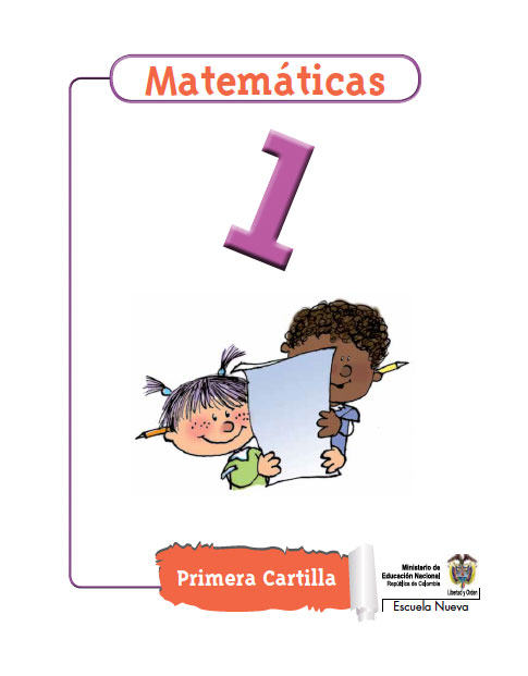 Libro de matemáticas primera cartilla grado 1 colombia
